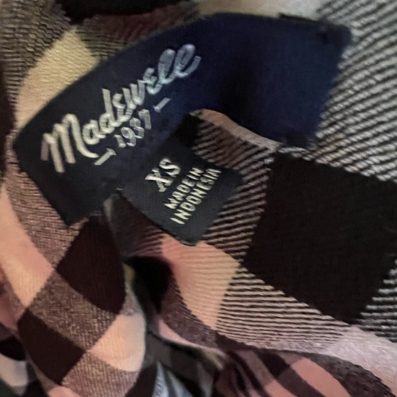 Madewell Flannel Dress - Picture 4 of 9